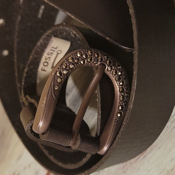 Fossil Accessories - Retro Fossil leather belt